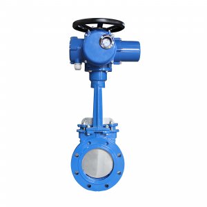 不銹鋼電動(dòng)對(duì)夾刀閘閥pz973h-10p DN150